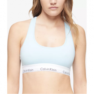 Macy's官网 Calvin Klein 纯棉运动文胸额外7折热卖 两色可选
