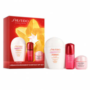 Shiseido粉胖子防晒套装