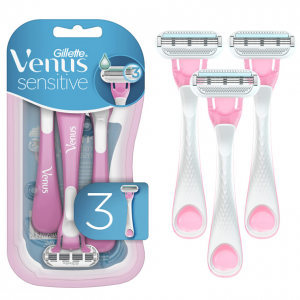 Gillette Venus 女士3刀片一次性除毛刀 6支 @ Amazon