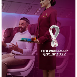 Qatar Airways - 卡塔尔世界杯之旅：机票、球票、酒店等，单买或套餐都有