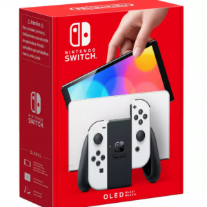 Argos - Nintendo Switch OLED 新款主機，白色，現價 £309.99 