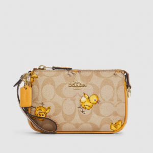 60% Off Coach Outlet Nolita 15 In Signature Canvas With Tossed Chick Print