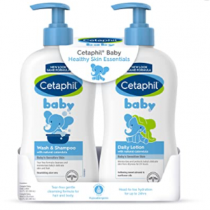 Amazon Cetaphil絲塔芙嬰兒2合1沐浴露&洗發水+身體乳套裝熱賣 