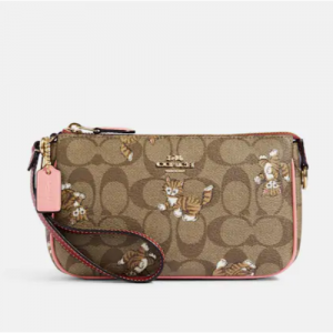 70% Off Nolita 19 In Signature Canvas With Dancing Kitten Print @ Coach Outlet