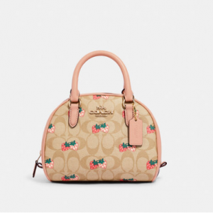 Coach Sydney 草莓手提包