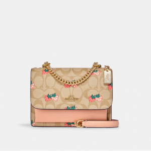 Coach Mini Klare 草莓斜挎包