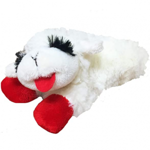 Multipet INTERNATIONAL Lambchop Plush Squeak Toy Mini for Pets, 6-Inch @ Amazon