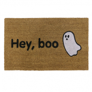 H for Happy™ 18" x 30" "Hey Boo" 万圣节椰棕门垫