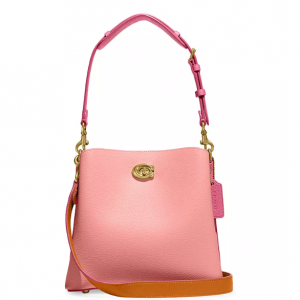 30% Off COACH Willow Large Color Block Leather Bucket Bag @ Bloomingdale's