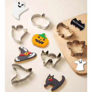 6件万圣节设计饼干模具