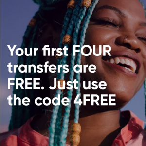 First FOUR Money Transfers For Free @ WorldRemit