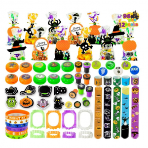 JOYIN 96 Pcs Halloween Assorted Party Favor Toy Set $13.99