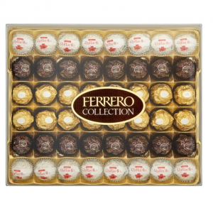 Ferrero Collection Pralines, Chocolate Hamper Gift Box of 48 (518g) £10.50 