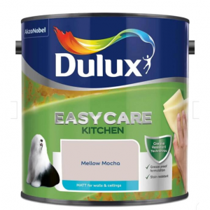 Dulux Easycare Kitchen Mellow Mocha - Matt Emulsion Paint - 2.5L only £12 @ Homebase UK