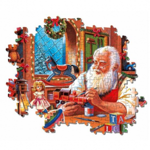 Clementoni Classic Christmas Collection Santas Workshop Briefcase 1000 Piece Jigsaw Puzzle