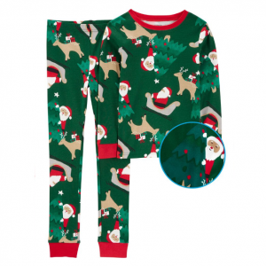 Carter's l OshKosh 2-Piece Santa 100% 睡衣套裝