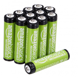 Amazon Basics 12-Pack AAA Performance 800 mAh Rechargeable Batteries @ Amazon