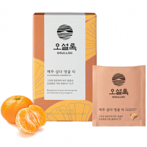 OSULLOC Tangerine Tea, Premium Organic Blended Tea from Jeju, Tea Bag Series 20 count @ Amazon