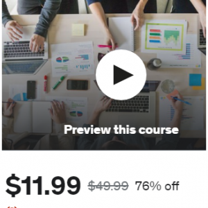 76% off CFA Chartered Financial Analyst @Udemy