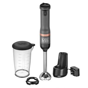 BLACK+DECKER kitchen wand Cordless Immersion Blender, Grey (BCKM1011K01) @ Amazon