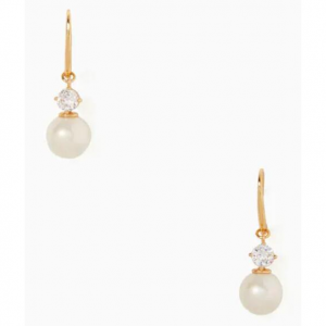 kate spade珍珠耳环