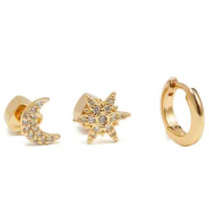 kate spade 星月耳钉