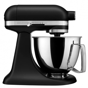 Kitchenaid Artisan Mini Plus 3.5-Qt. Tilt-Head Stand Mixer with Flex Edge Beater, Black Matte