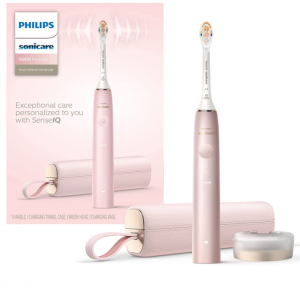 Philips Sonicare 9900 Prestige Rechargeable Electric Power Toothbrush with SenseIQ, Pink @ Amazon