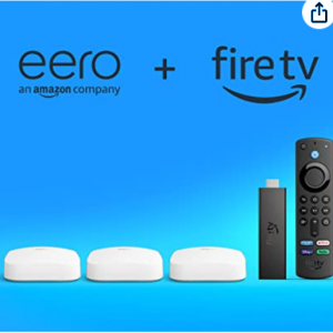 54% off Amazon eero Pro 6 system (3-pack) with FireTV Stick 4K Max @Amazon