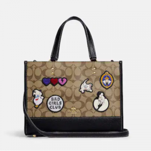 Extra 15% Off Disney X Coach Dempsey Carryall In Signature Canvas With Patches