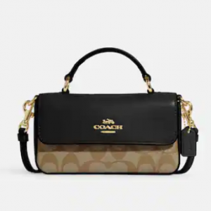 Coach Mini Josie Top Handle Crossbody In Blocked Signature Canvas Sale! @ Coach Outlet