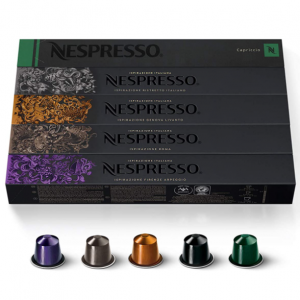 Nespresso Capsules OriginalLine, Ispirazione Variety Pack, 50 Count Espresso Coffee Pods @ Amazon