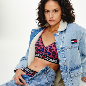 Tommy Jeans 豹纹文胸
