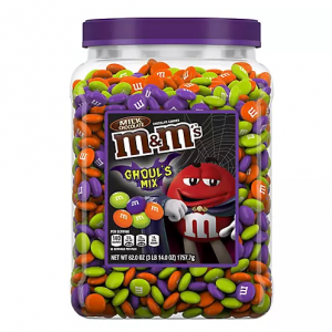 M&M'S Ghoul's Mix 散装牛奶巧克力万圣节糖果罐 62 oz