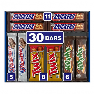 士力架、Twix 及更多巧克力万圣节糖果棒 30 颗