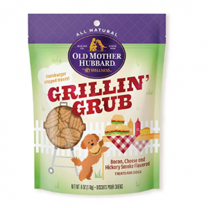 Old Mother Hubbard by Wellness Grillin' Grub Bacon, Cheese & Hickory Smoke Flavored, 6 Ounce Bag