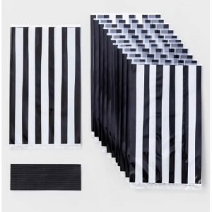 Hyde & EEK! Boutique™ 12个黑色条纹款待袋万圣节派对礼物