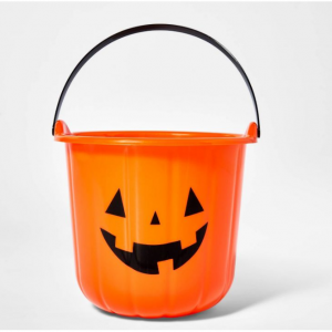 Hyde & EEK! Boutique™  橙色南瓜可堆叠万圣节捣蛋桶