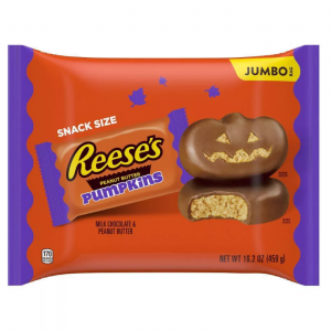 Reese's 万圣节巧克力和花生酱杯 南瓜形状 -16.2oz
