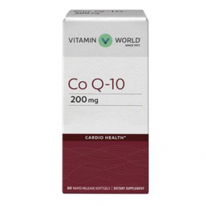 Vitamin World® 辅酶Q10 心脏健康软胶囊 60 粒