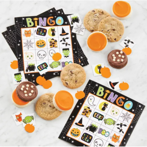 圣节Bingo游戏和饼干