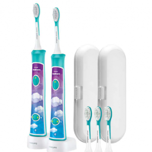 Costco - Philips Sonicare 儿童蓝牙版电动牙刷2把+5个刷头 ，直降$20