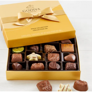 Godiva Gold Ballotin 巧克力盒 - 19 颗