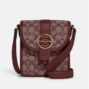 Coach North/South Lonnie Crossbody In Signature Jacquard Sale @ COACH Outlet