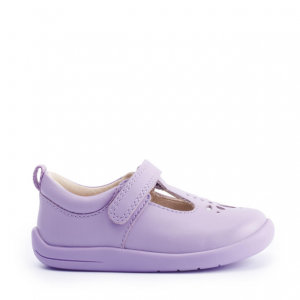 Startrite Shoes Puzzle Lilac leather girls riptape first 休闲鞋