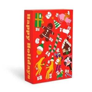 Happy Socks官网节日倒数礼盒24双装热卖！