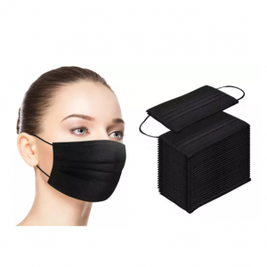 Ends Today! Black 3-Ply Non-Medical Face Masks ( 50-Pack ) @ Groupon