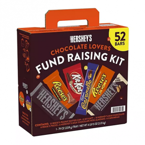 Hershey Chocolate Lovers 巧克力和花生酱分类糖果棒 52个