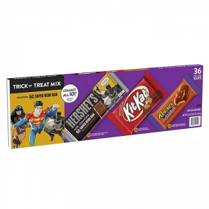 HERSHEY'S、KIT KAT 和 REESE'S 不给糖就捣蛋巧克力混合巧克力棒 36个