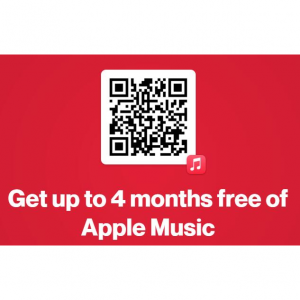 Up to 4 months free Apple Music @ Shazam